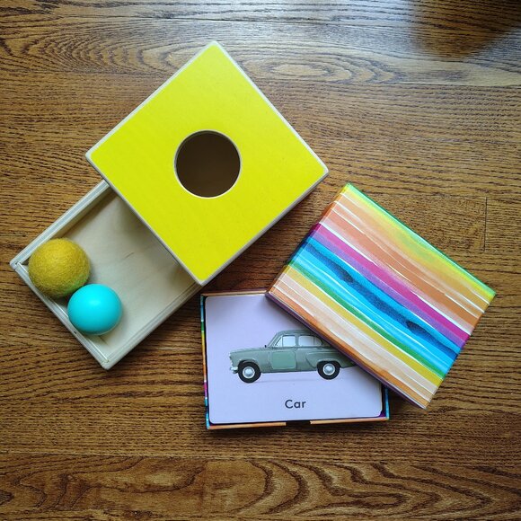 Lovevery Ball Drop and Picture Cards from the Inspector playkit (7-8m) - Picture 1 of 9